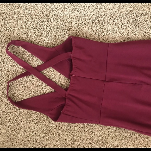 Burgandy dress NWOT - Picture 3 of 5